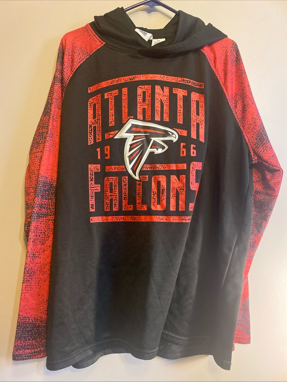 NFL Team Apparel Atlanta Falcons Men’s XXL Hooded Sweatshirt Football‎ Logo ATL